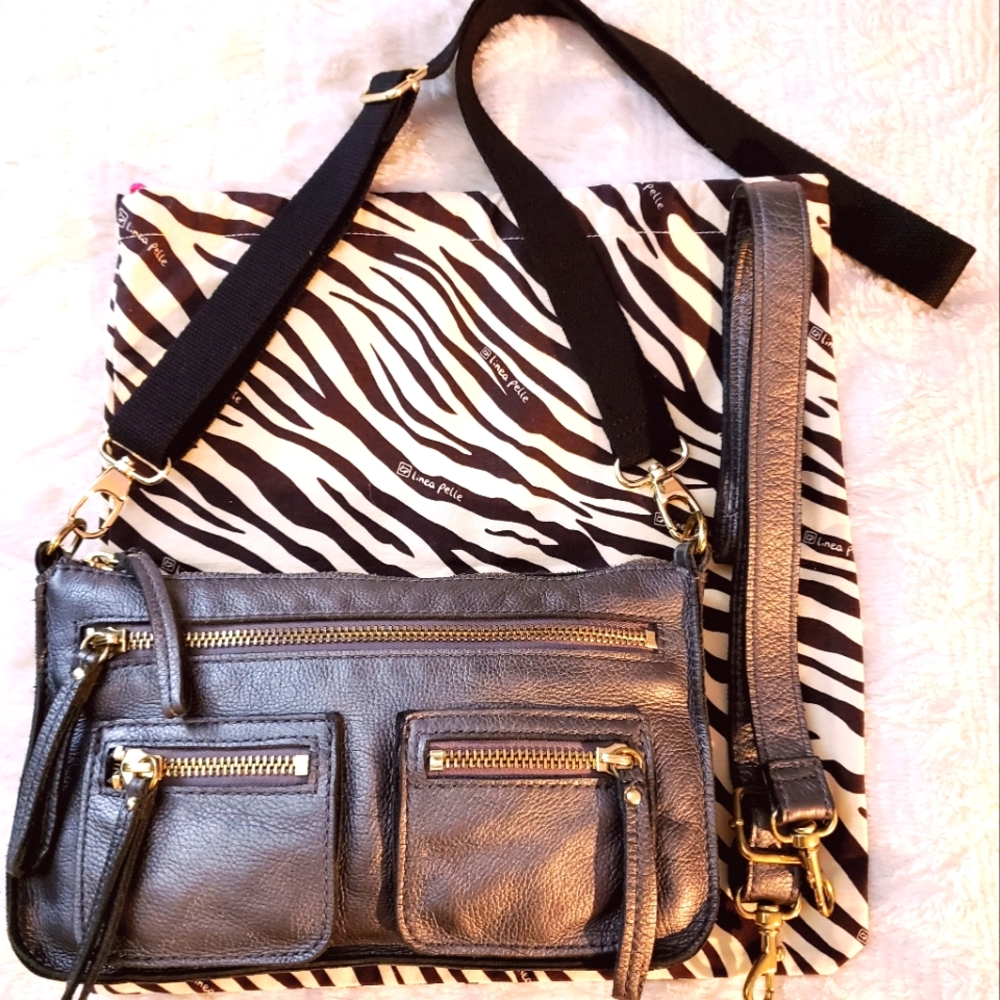 🎉Linea Pelle Collection Dylan Bag  11 x 6.5 x 1.75 🎉DESIGNER CLEARANCE DEAL